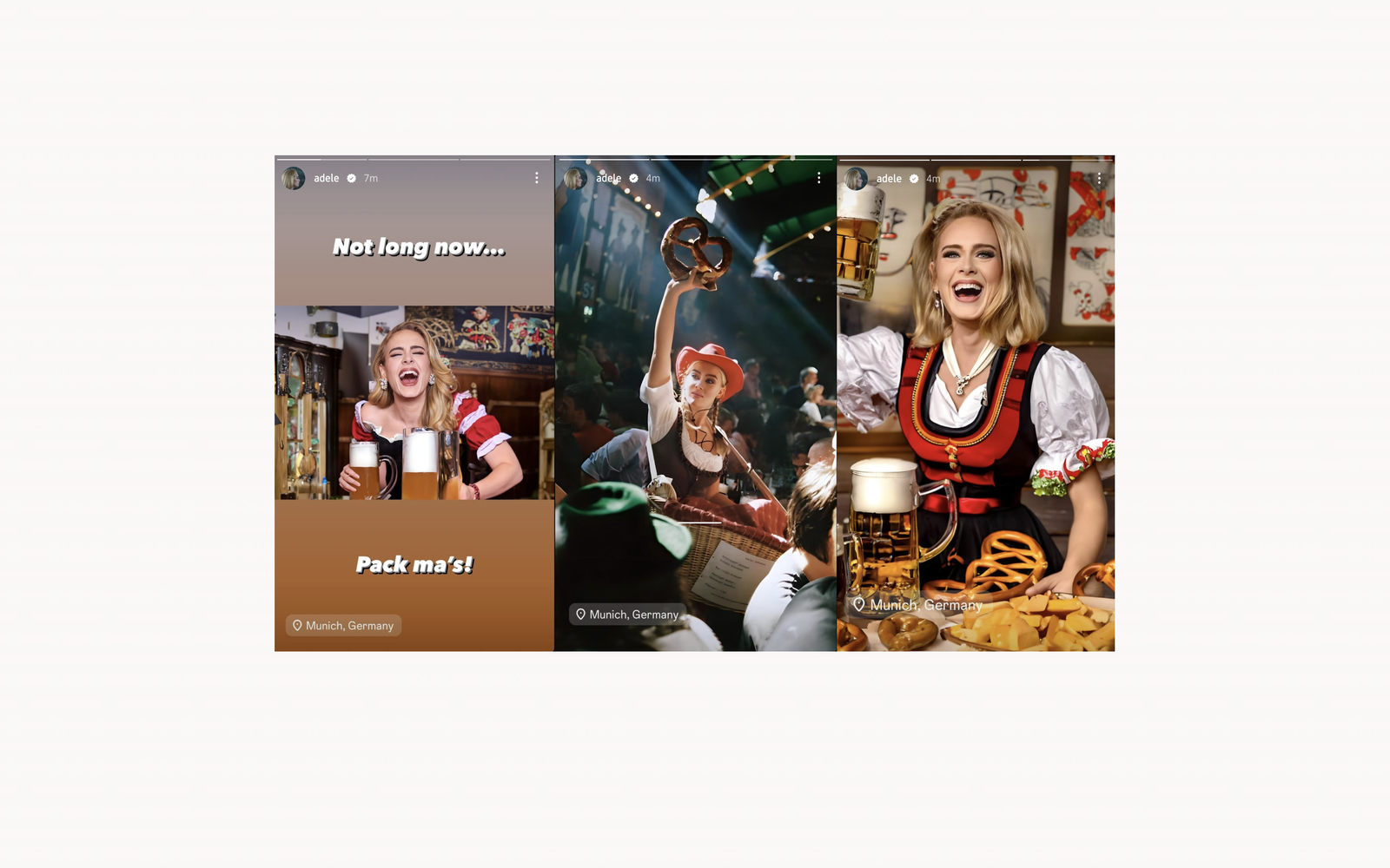 Adele - Instagram Dirndl