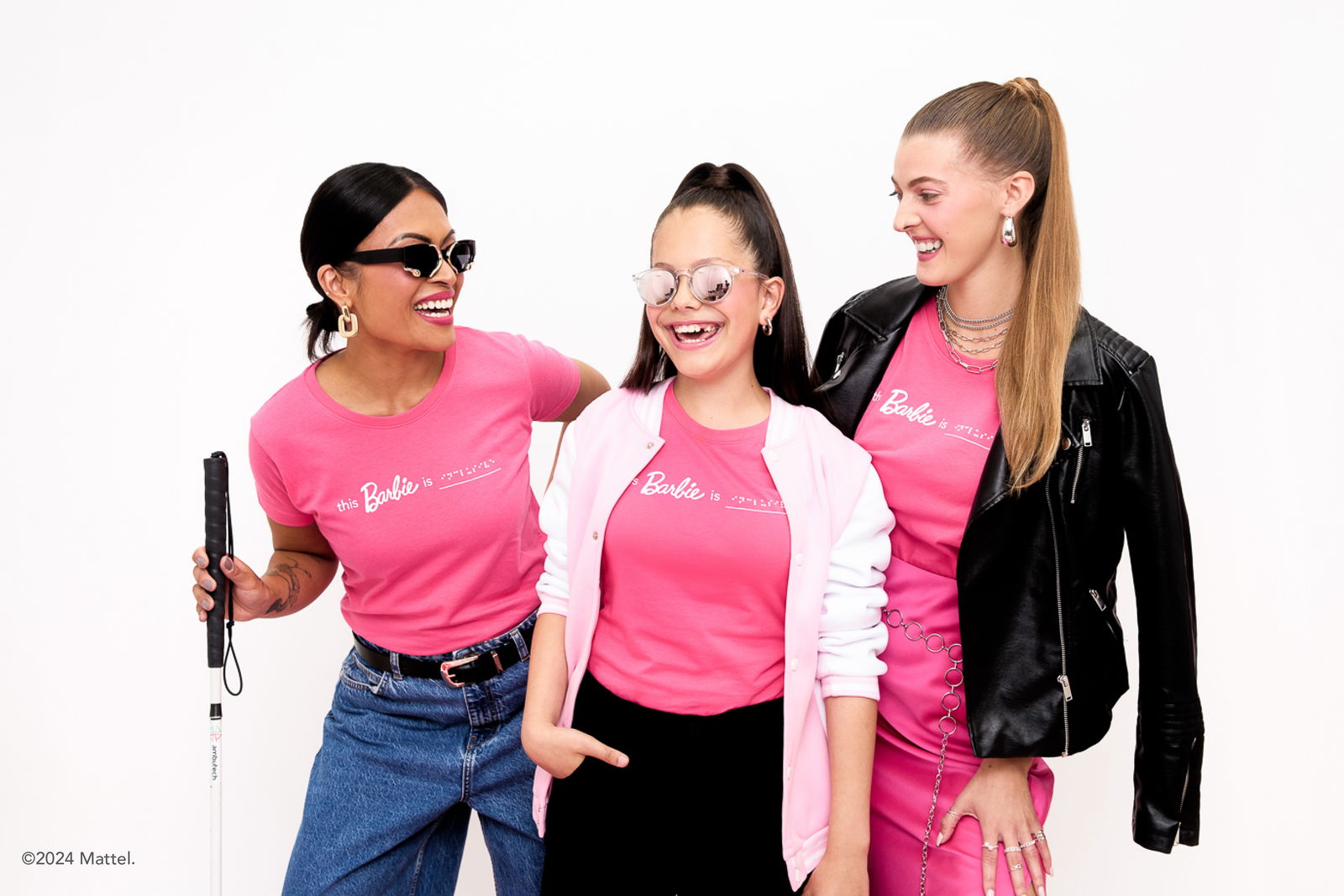 Werbung für die neue sehbehinderte, blinde Barbie von Mattel 