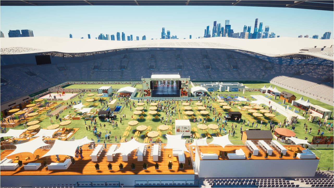 FAN ZONE Team D Olympia