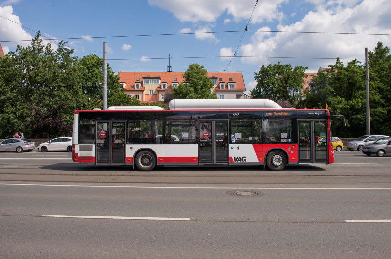 Ein Bus der VAG Nürnberg 