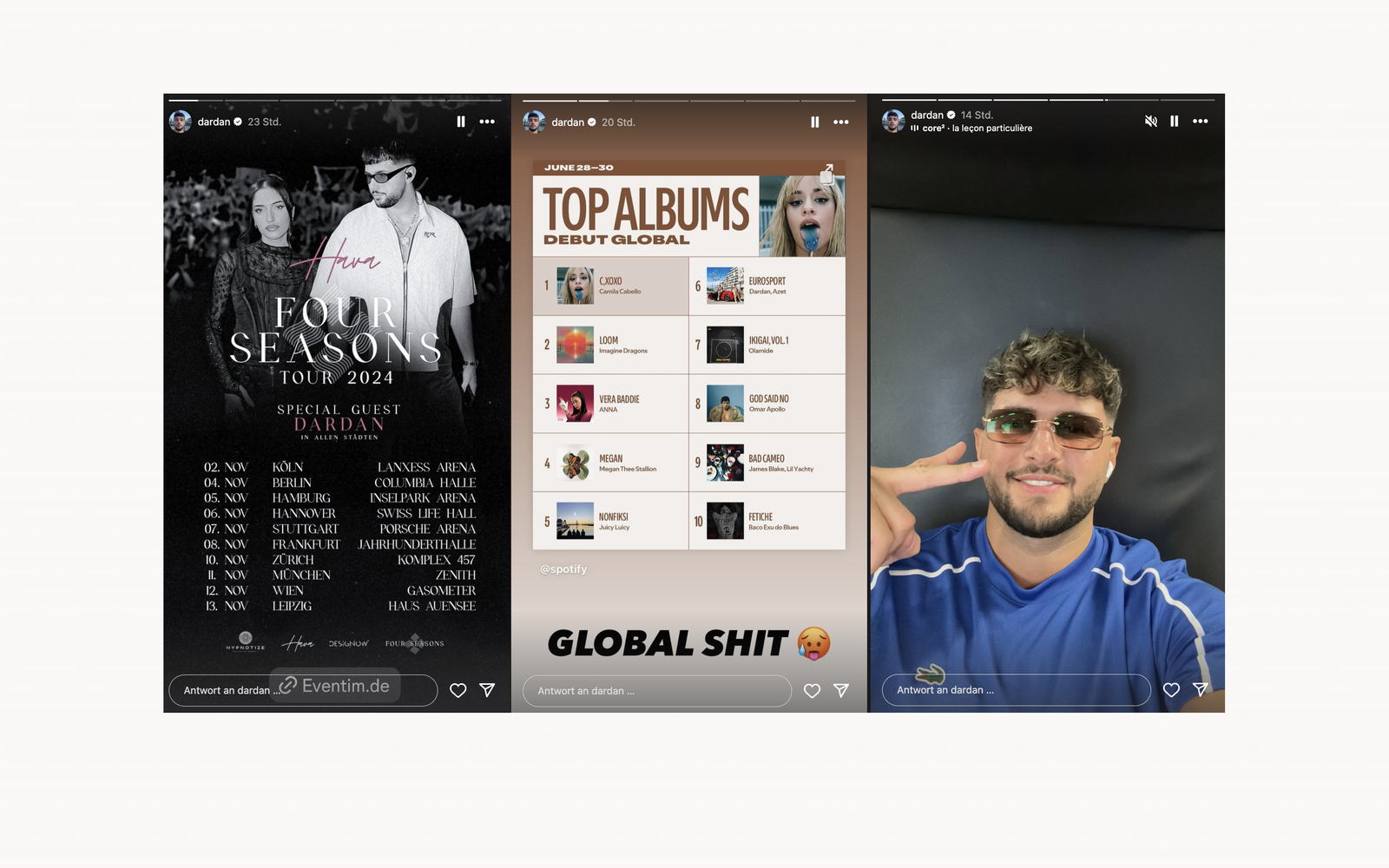 Dardan - Instagram Eurosport Streams