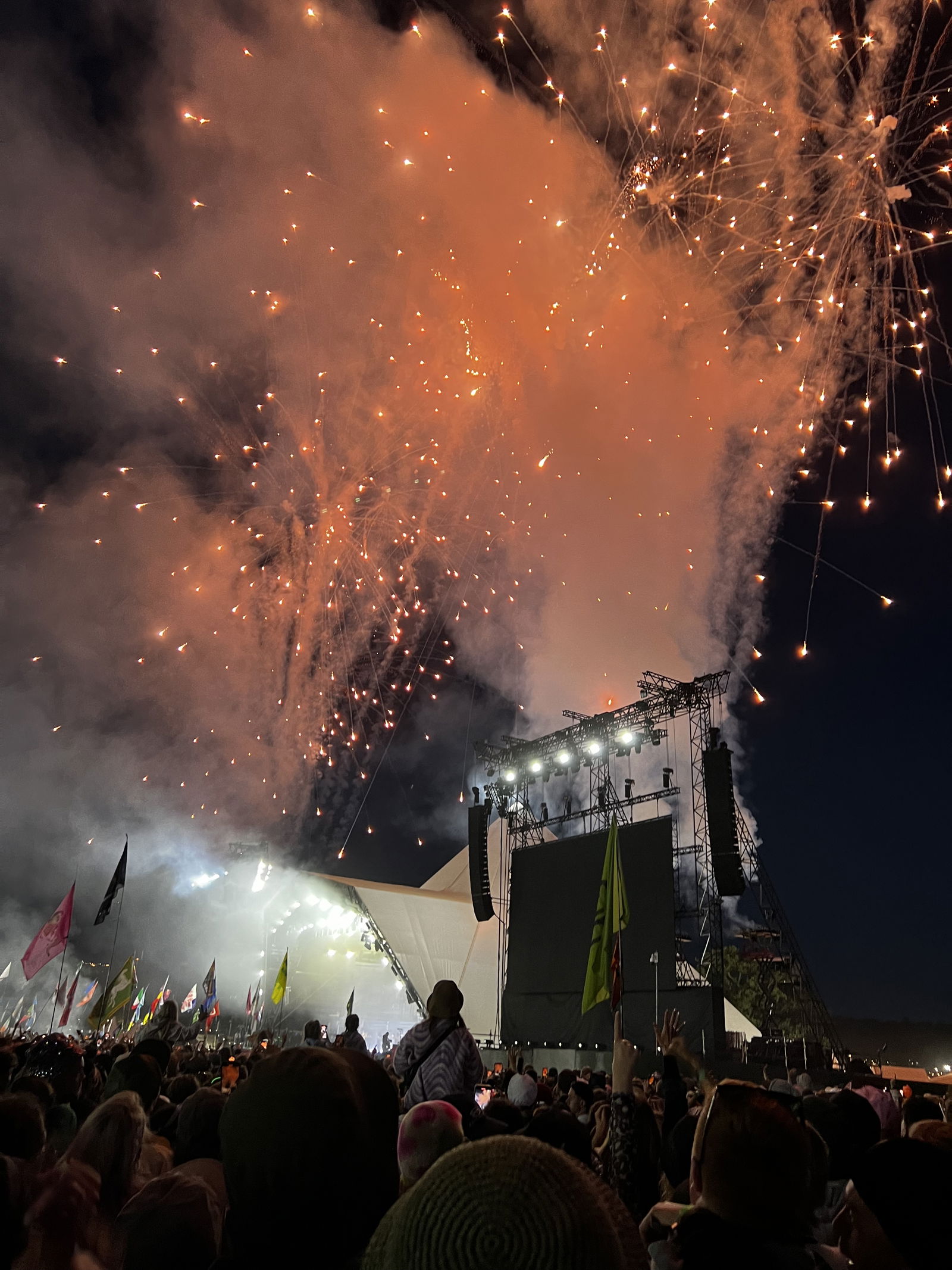 Glastonbury 2024 Feuerwerk