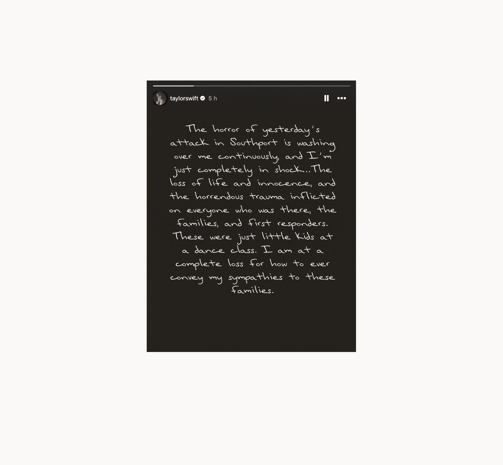 Taylor Swift - Instagram Kommentarfeld nach Tod und Messerattacke bei Tanzkurs