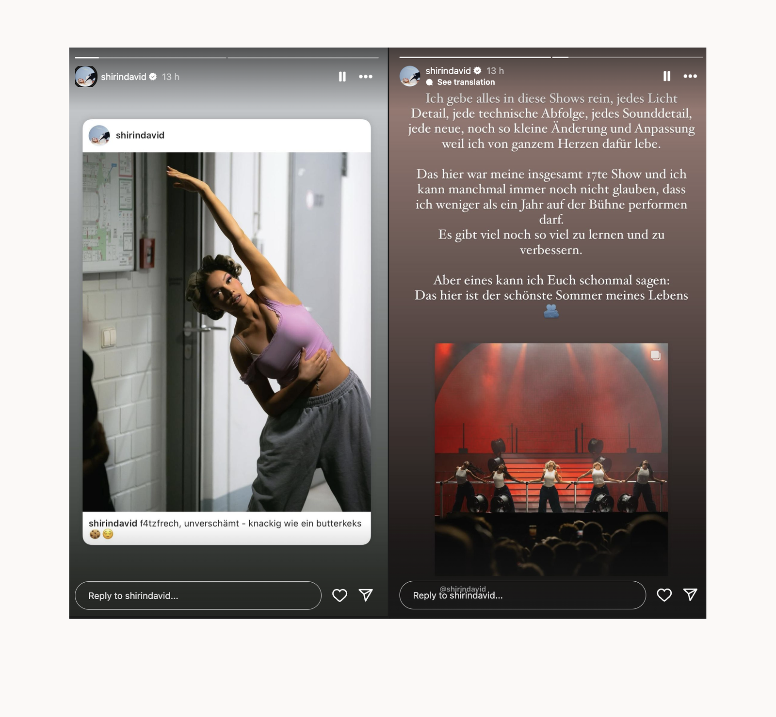 Shirin David - Instagram Konzerte