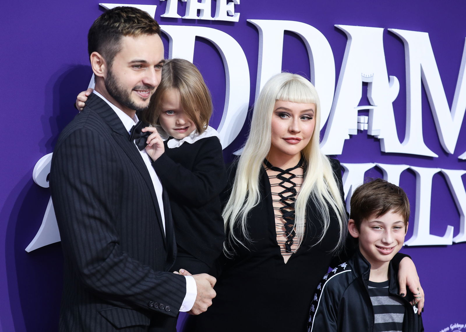 Matthew Rutler, Summer Rain Rutler, Christina Aguilera and Max Bratman