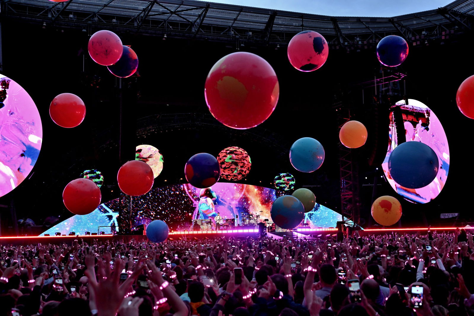 Coldplay Bühne