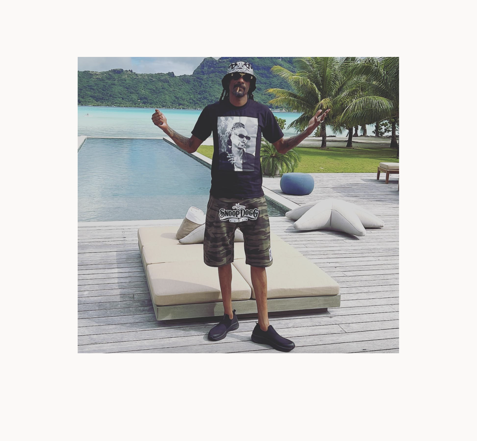 Snoop Dogg im Urlaub