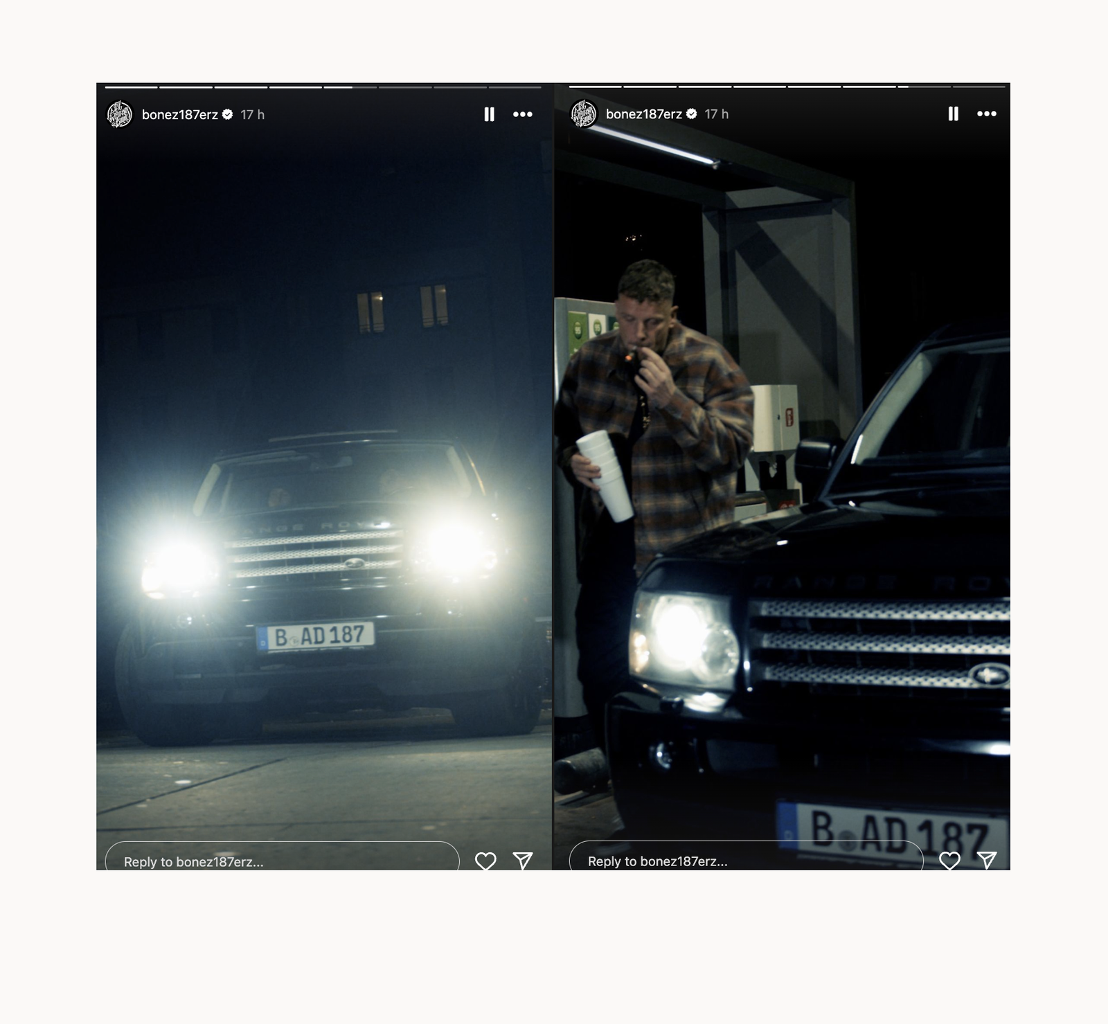 Bonez MC - Unfall Instagram