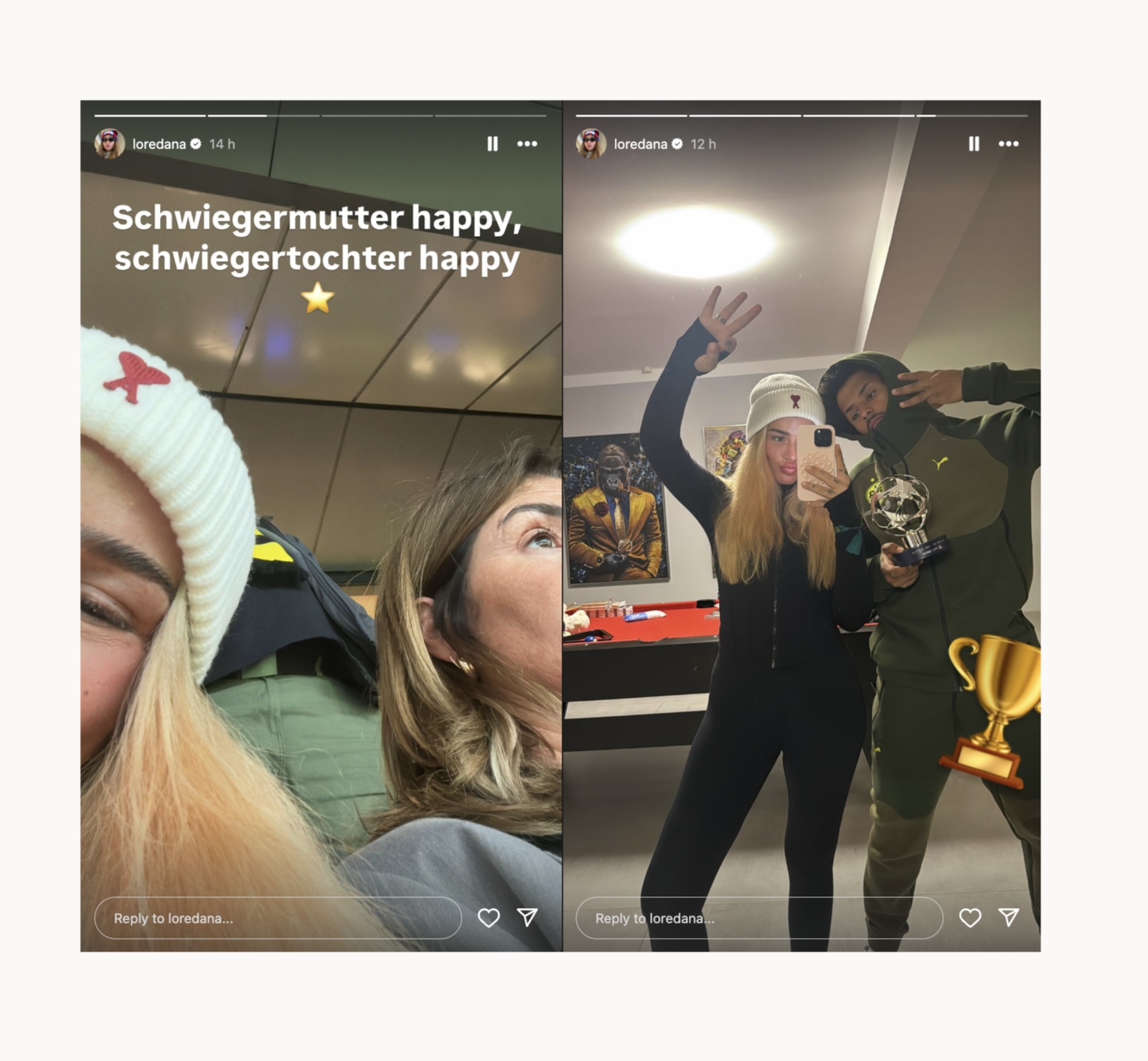 Loredana x Karim - Instagram nach BVB Sieg