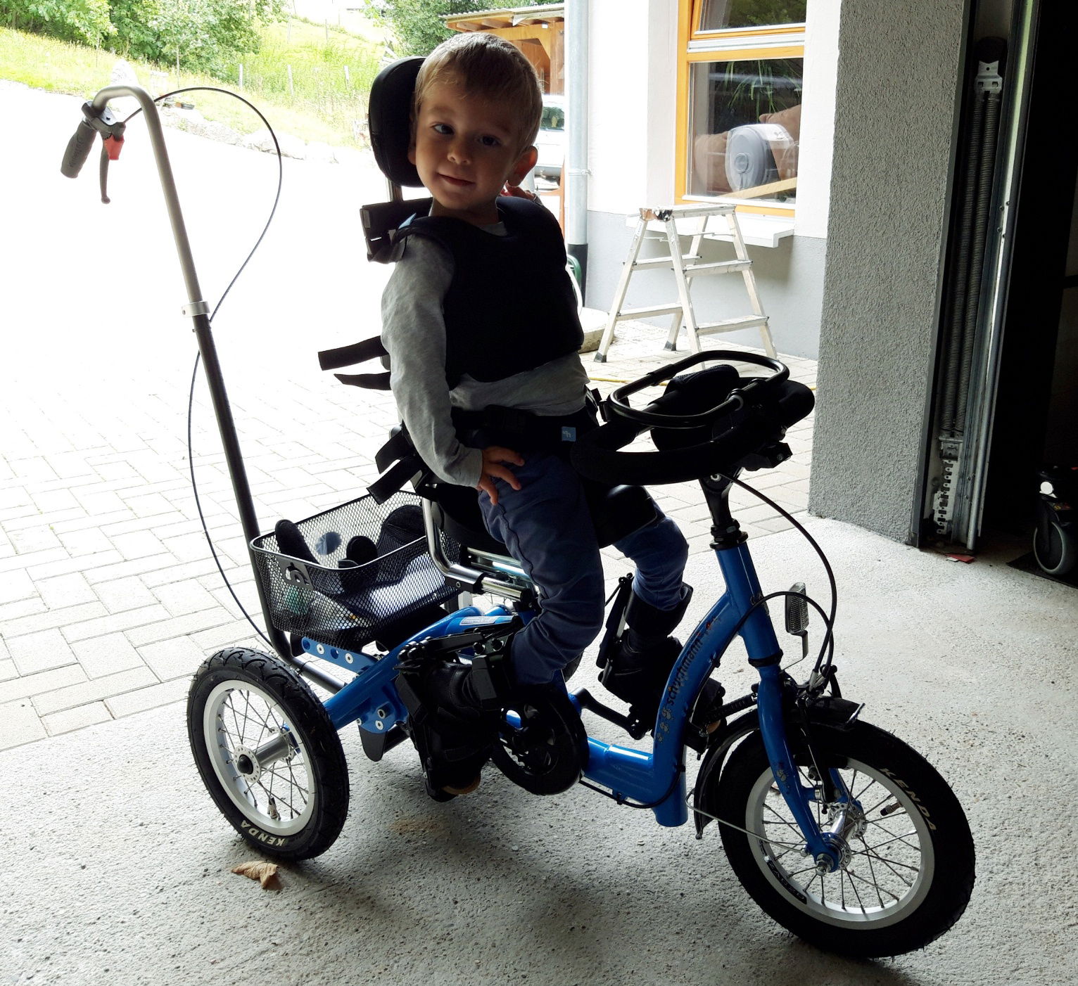 KuR Ben auf seinem Fahrrad