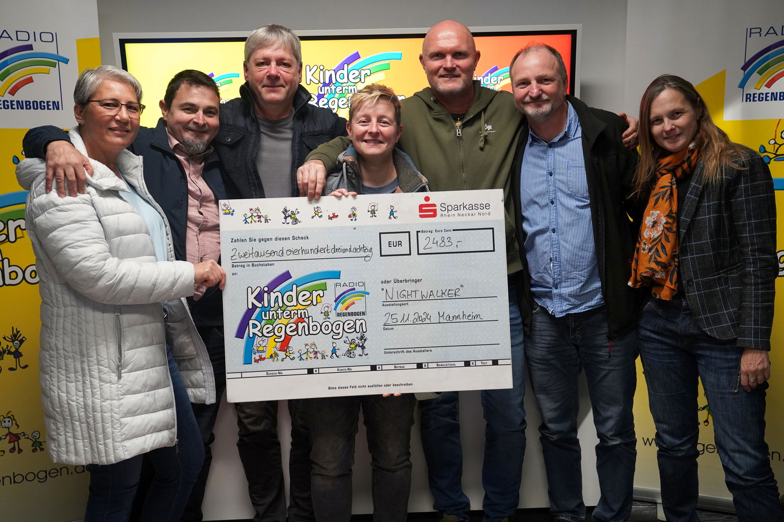 KuR Spendenübergabe Nightwalker Hockenheim