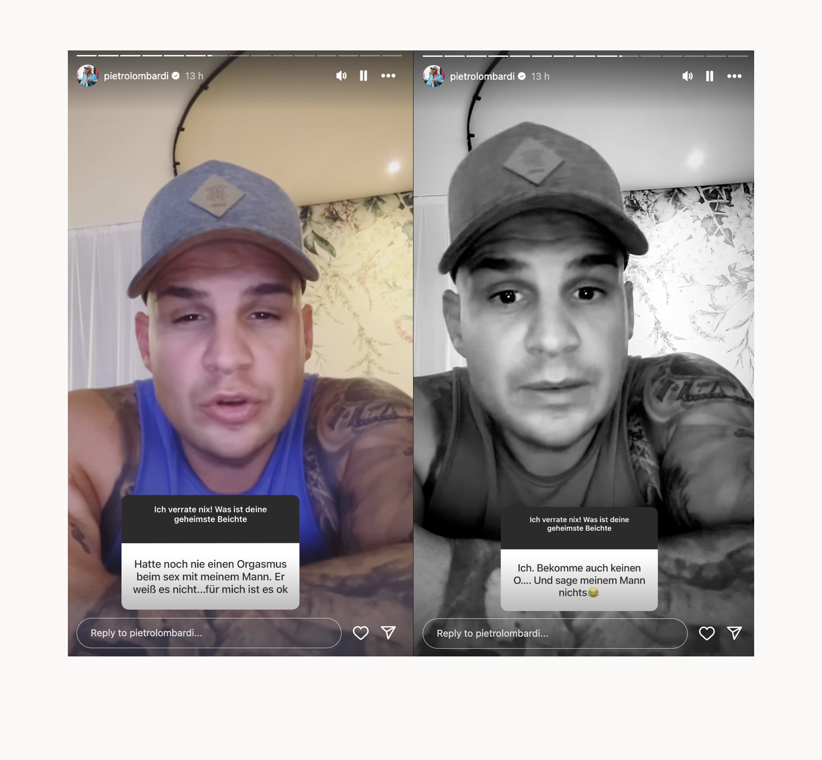 Pietro Lombardi - Instagram Frage-Antwort-Runde Orgasmus