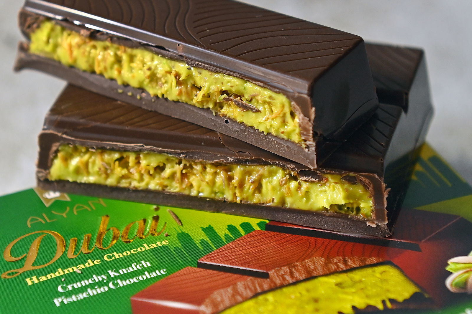 Bald bei Aldi Süd erhältlich - die Dubai-Schokolade