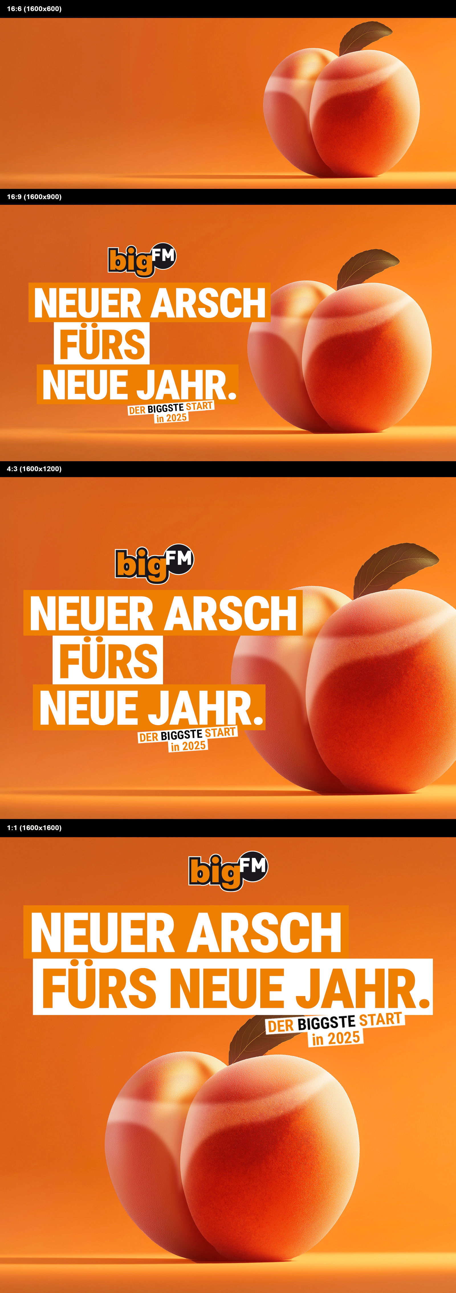 Neuer Arsch fürs neue Jahr