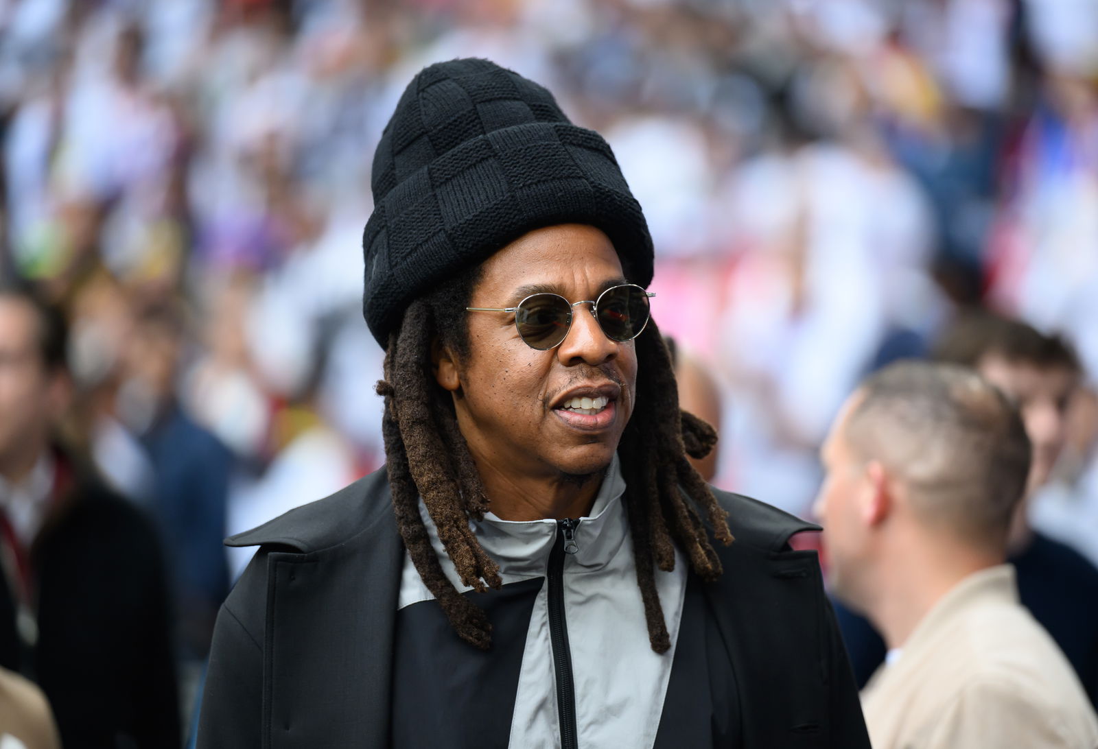 Jay-Z im Juni 2024 beim Spiel Real Madrid gegen Borussia Dortmund im Wembley Stadion