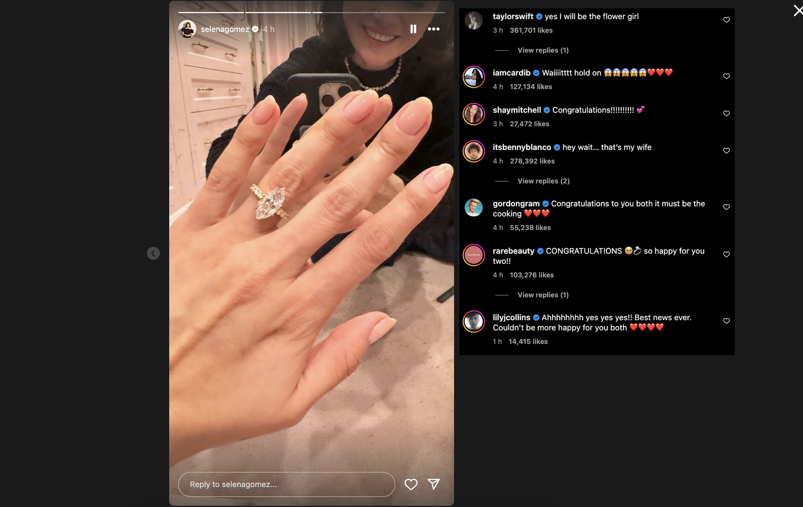 Selena Gomez - Verlobung