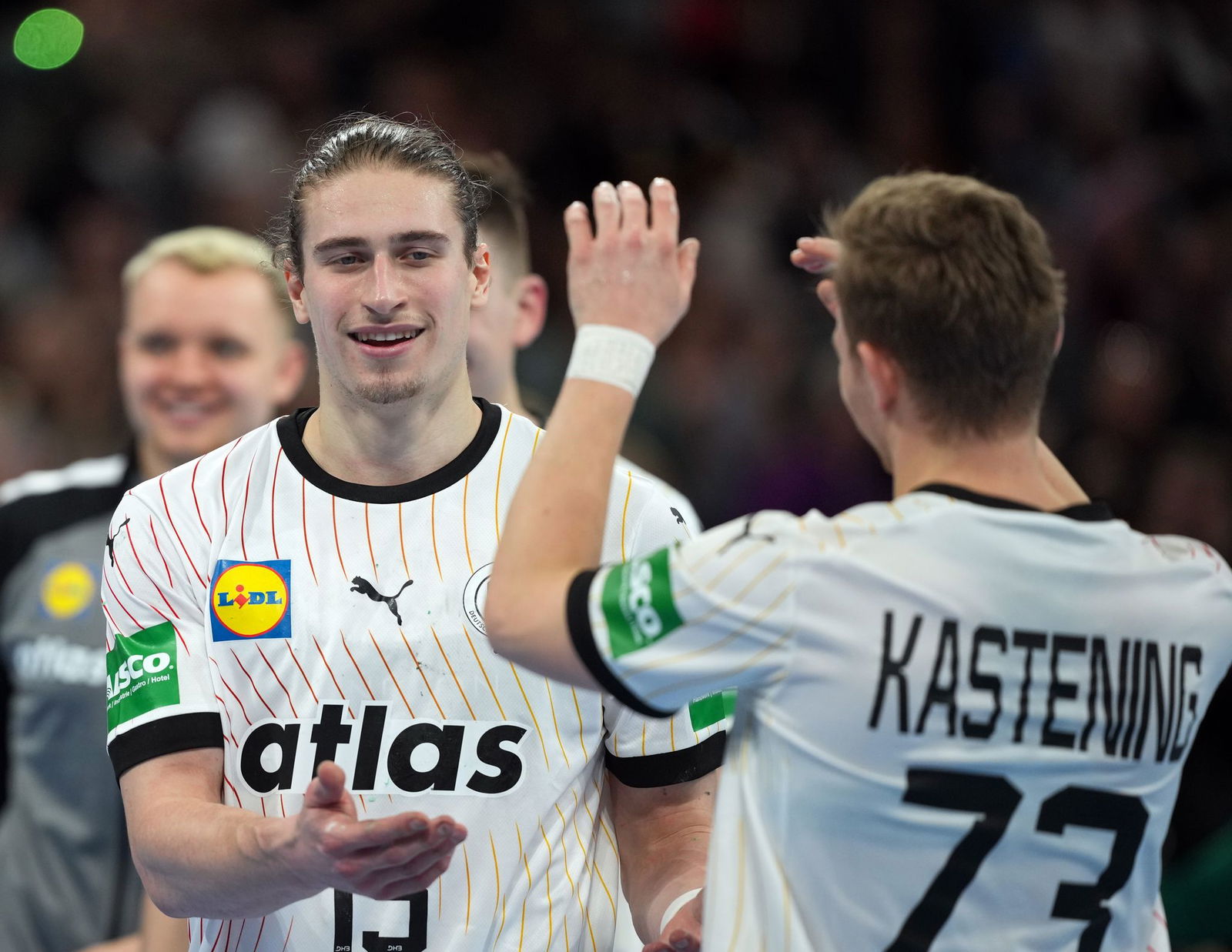 Mit fünf Toren war Juri Knorr bei der Generalprobe bester deutsche Werfer.