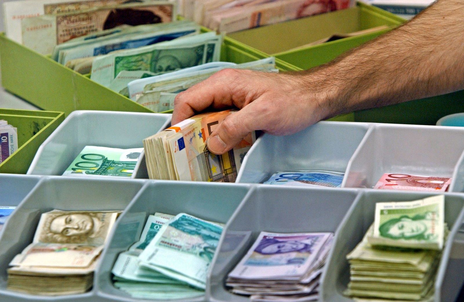 Summe der eingetauschten D-Mark-Bestände gesunken (Archivbild)