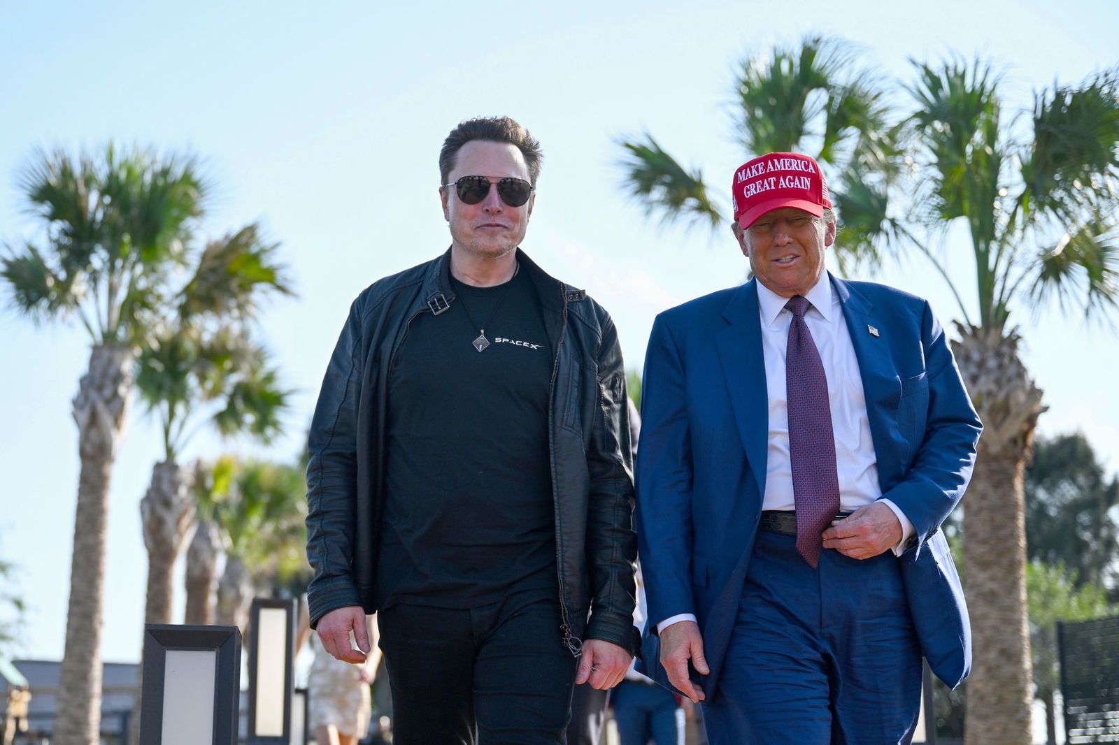 Musk weicht seit Trumps Wahlsieg kaum mehr von dessen Seite. (Archivbild)