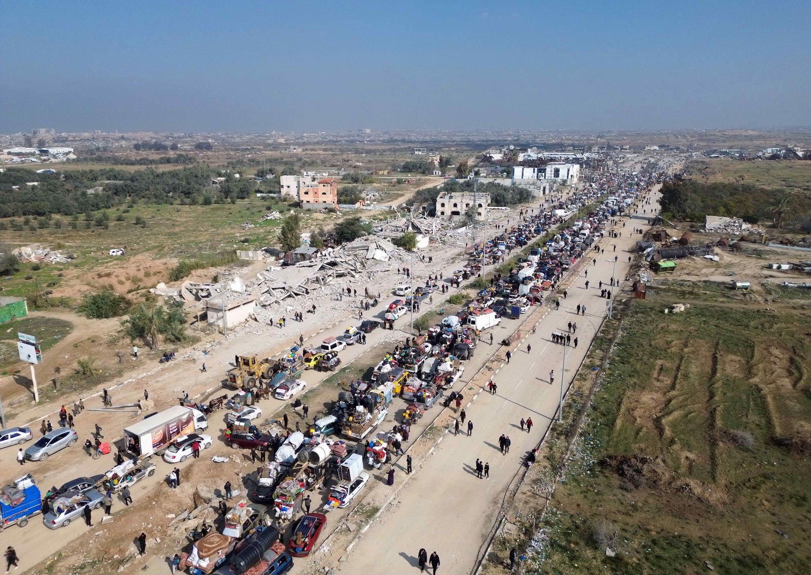 Israel hat die Rückkehr Vertriebener in den Norden Gazas nach langen Verhandlungen zugelassen. 
