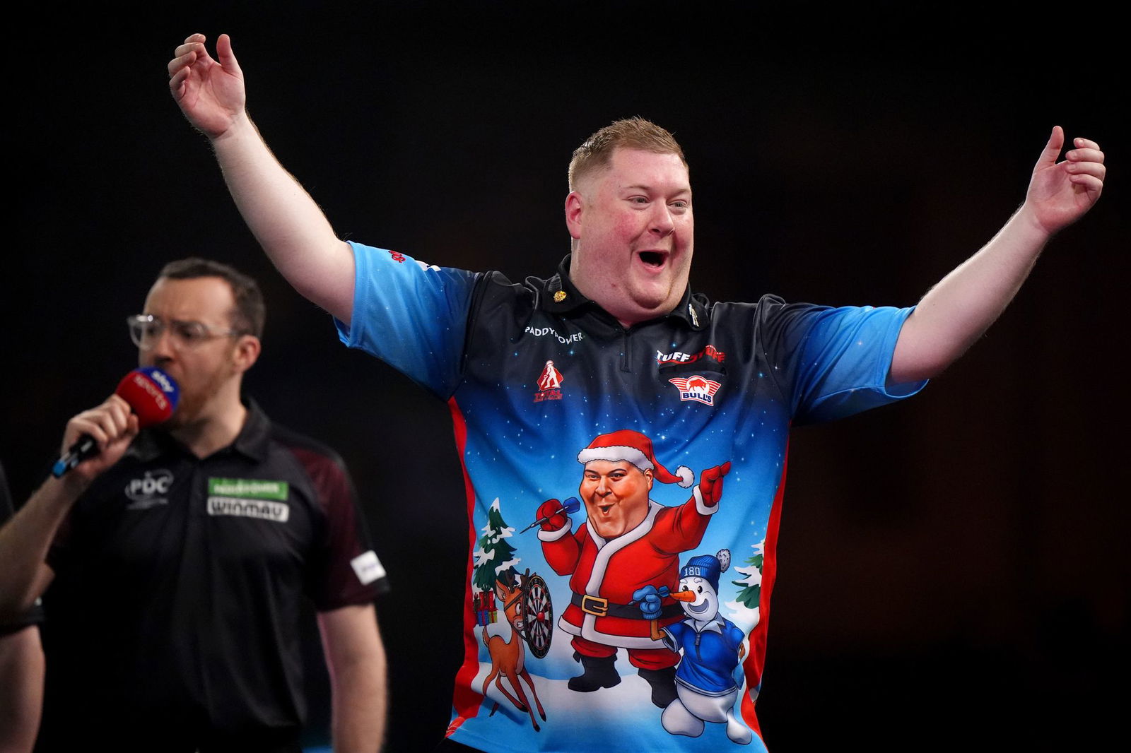 Bot wie gewohnt große Show: Ricky Evans.