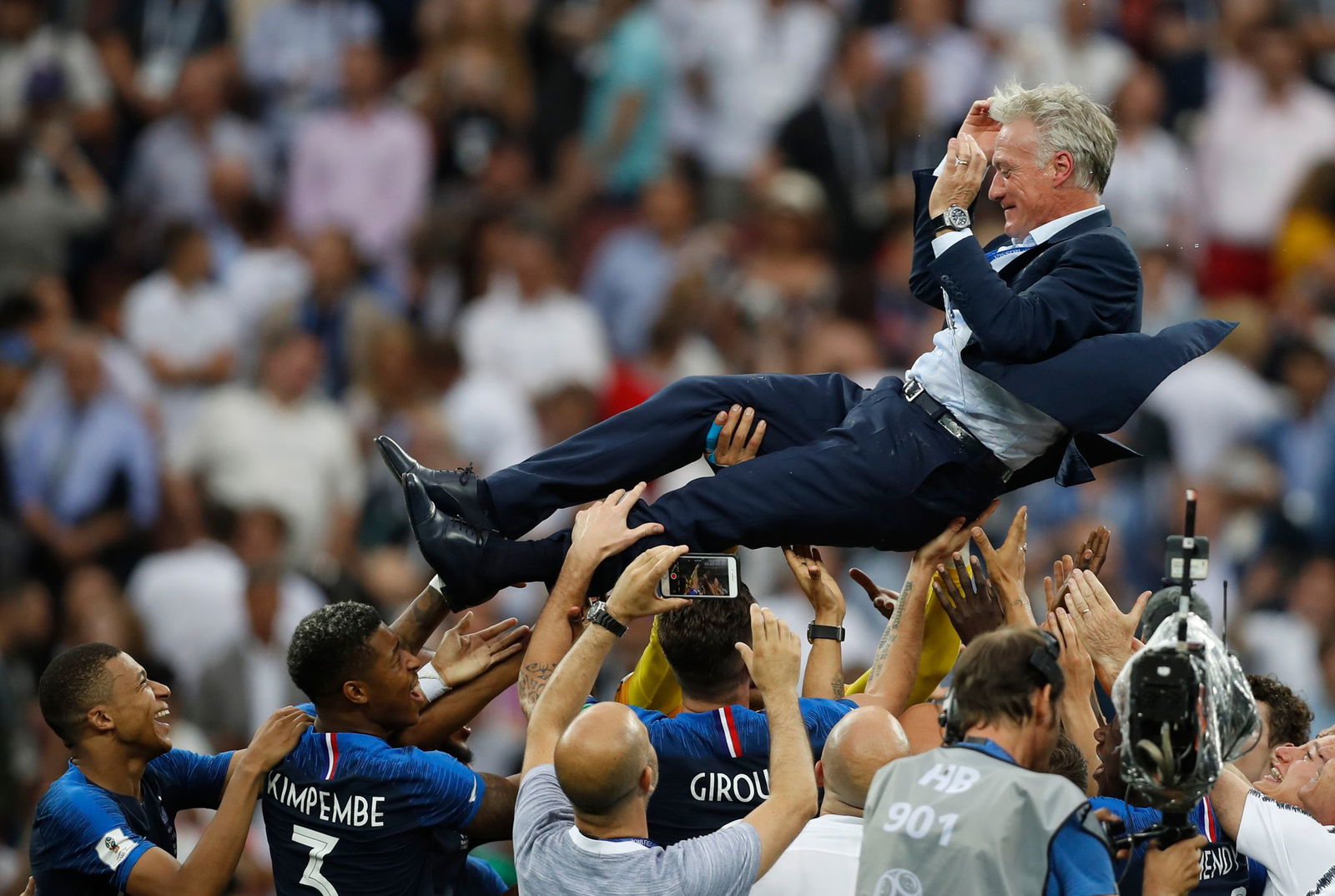 Unter Deschamps wurden Les Bleus 2018 Weltmeister.