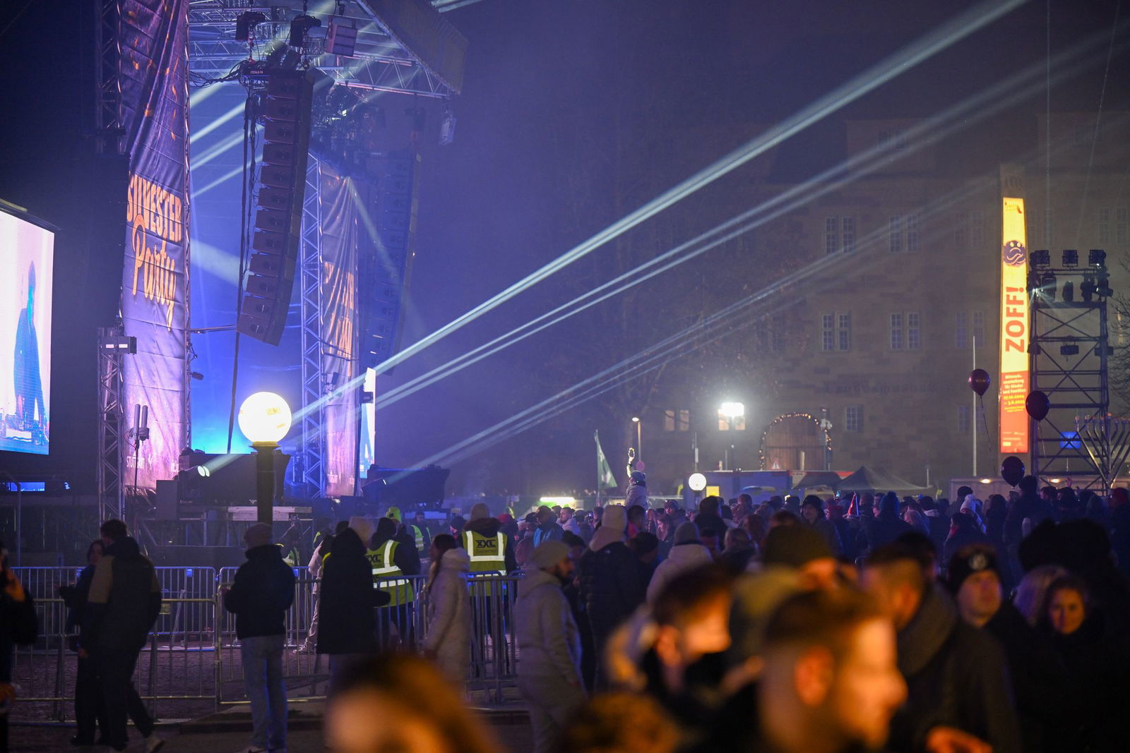 Im Stuttgarter Stadtring galt an Silvester ein Feuerwerksverbot.