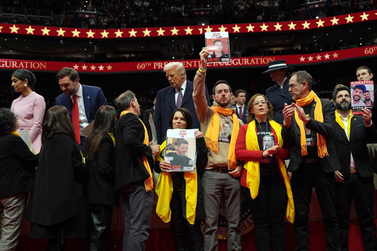 Angehörige der Gaza-Geiseln setzen ihre Hoffnung auf US-Präsident Trump.