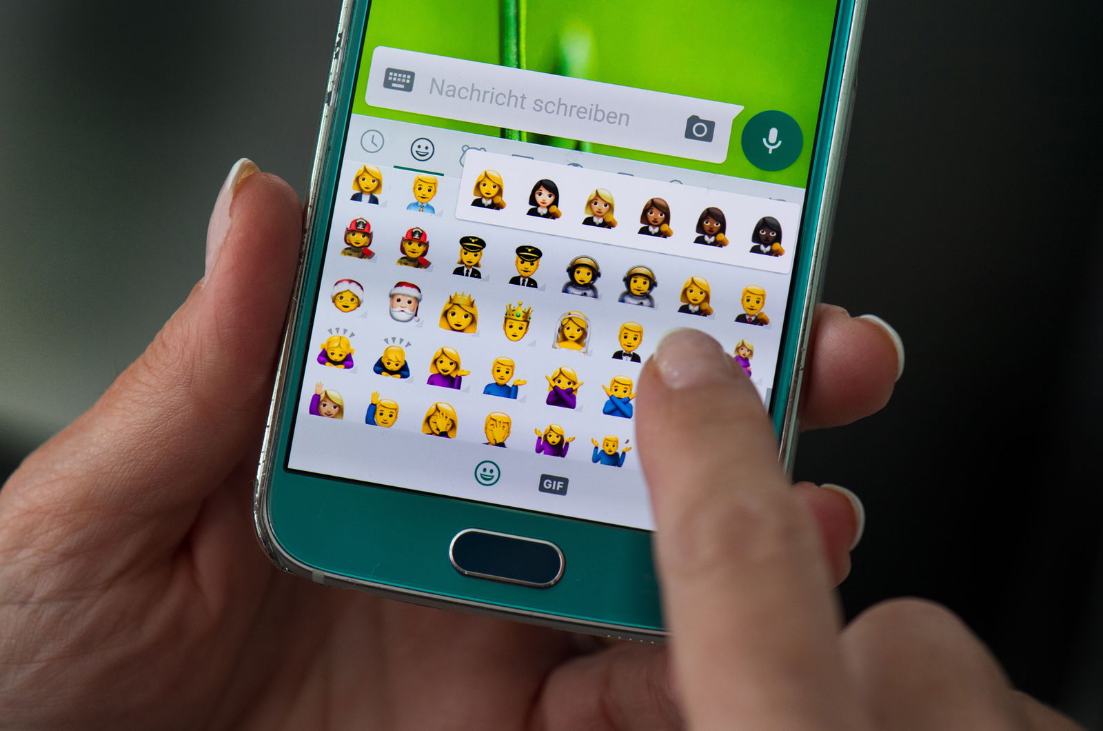 Emojis auf dem Handy