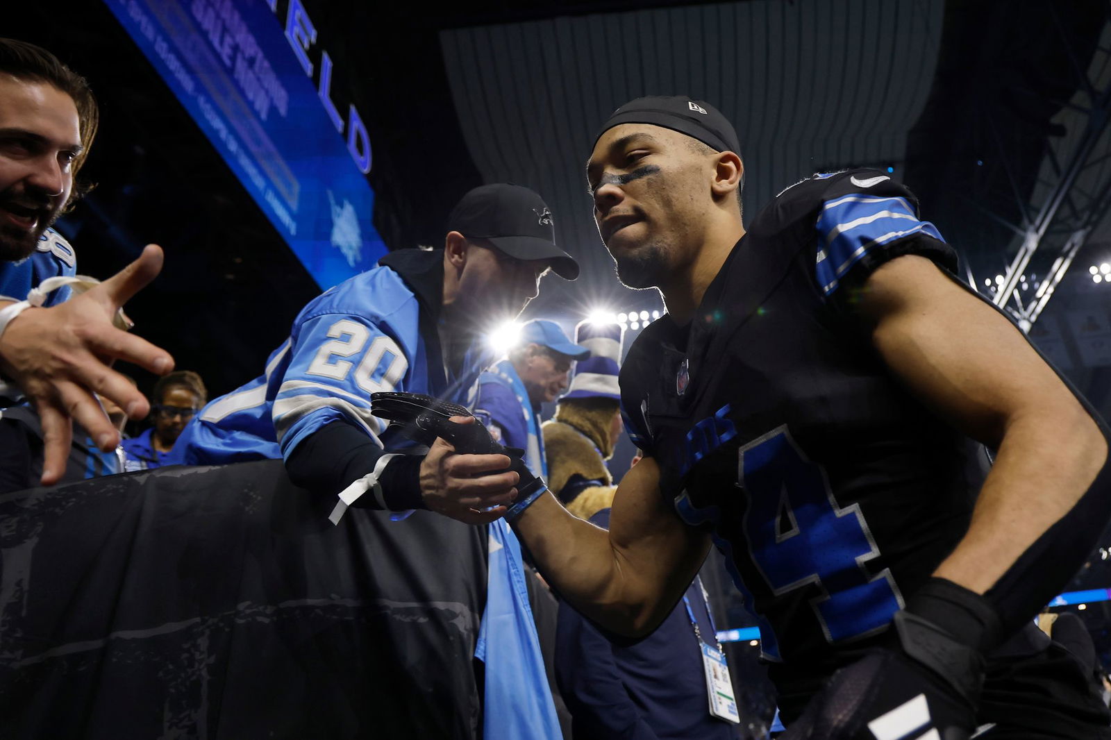 Amon-Ra St. Brown und die Lions gehen erstmals in ihrer Geschichte als Tabellenführer in die Playoffs.