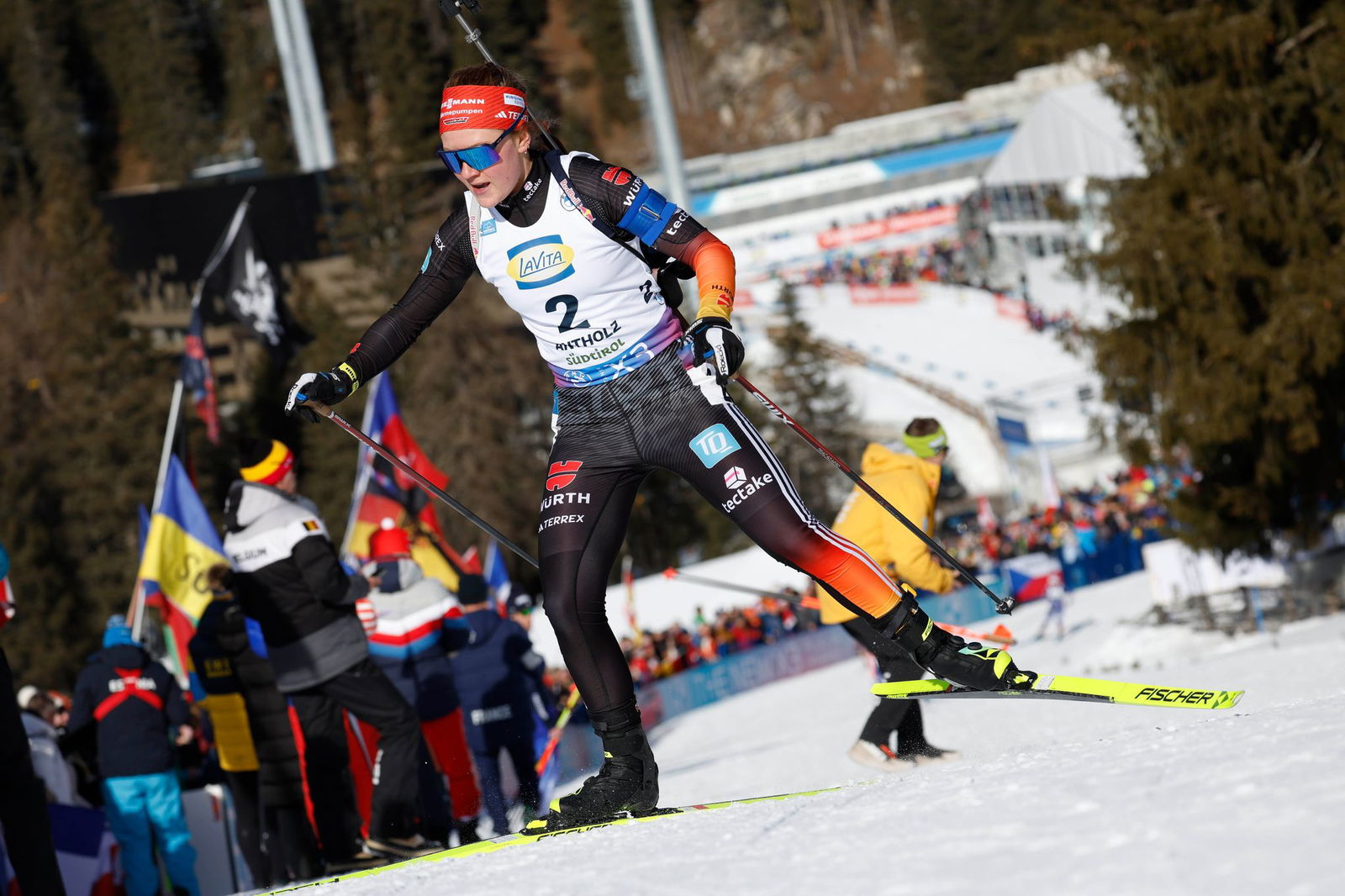 Als Sechste gehörte Selina Grotian erneut zu den Top-Biathletinnen in Antholz.