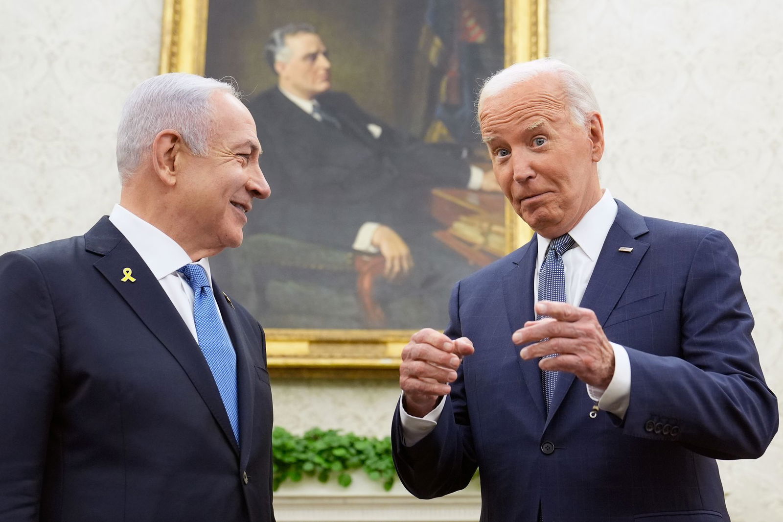 Israels Ministerpräsident Benjamin Netanjahu (l) und US-Präsident Joe Biden sind schon mehrmals wegen des Gaza-Kriegs aneinandergeraten. (Archivbild)