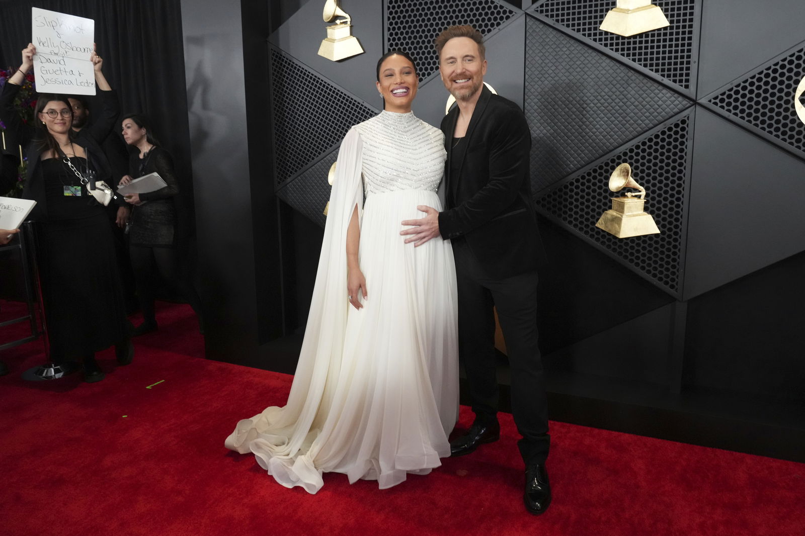 Der französische DJ David Guetta und seine Partnerin Jessica Ledon sind im März 2024 Eltern geworden