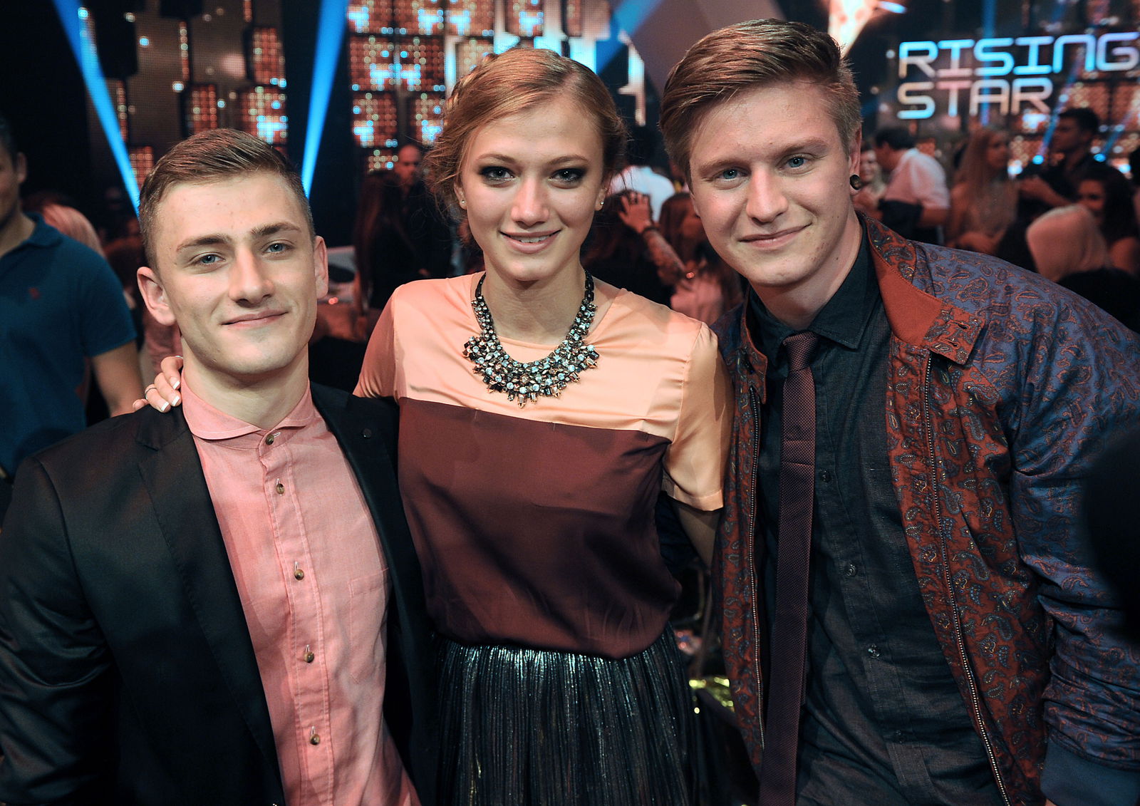 Die siegreiche Band "Unknown Passenger", Maximilian Böhle , Leonie LEONY Burger und Julian Vogl