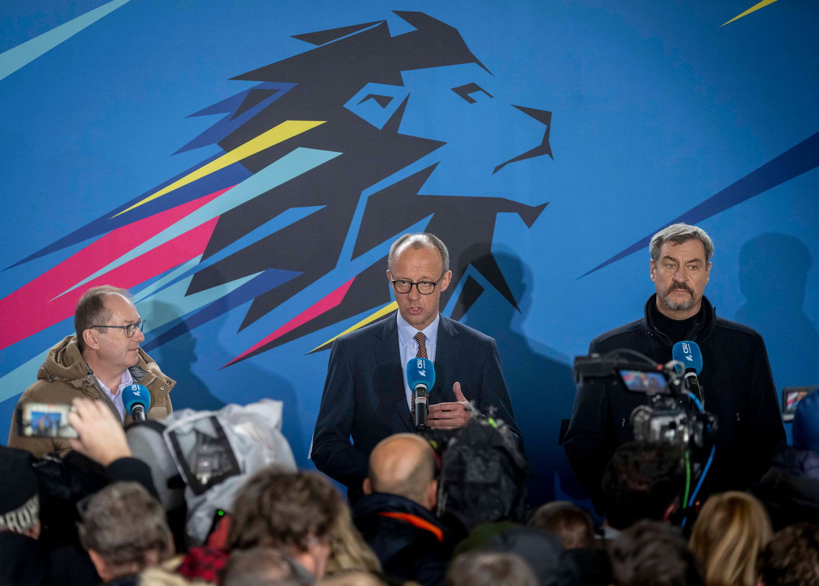 Gemeinsamer Kandidat mit einzelnen anderer Prioritäten: Friedrich Merz bei der CSU in Seeon.