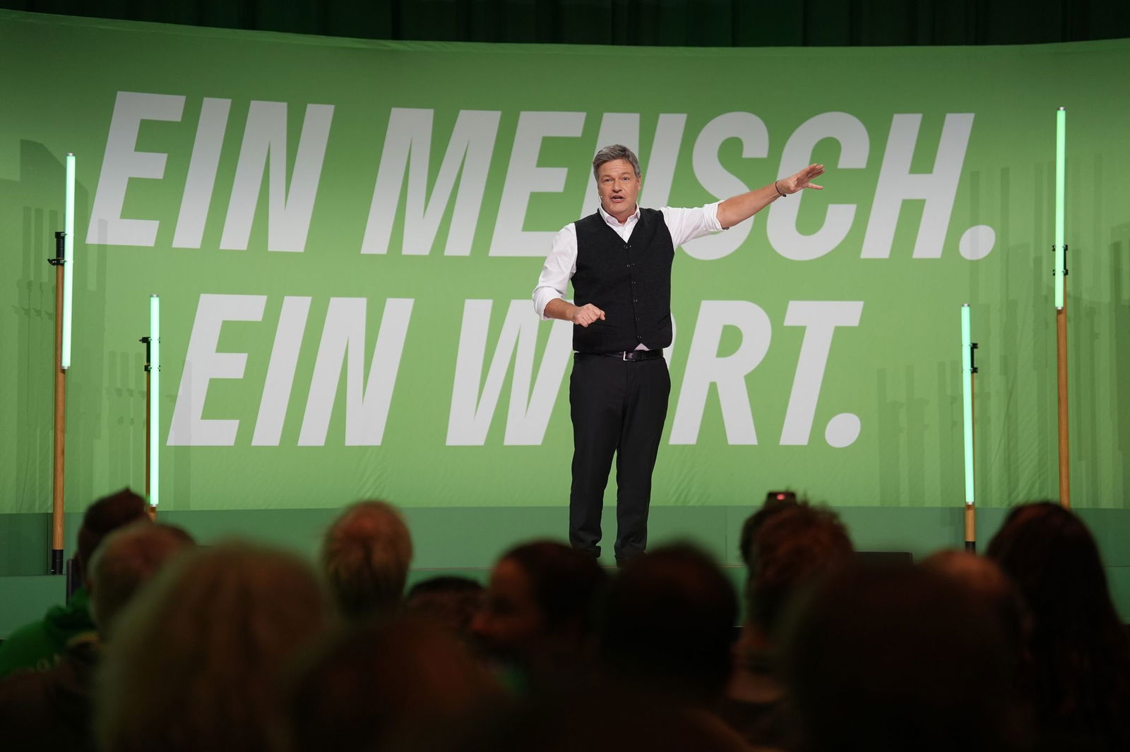 Die Grünen werben für sich als Partei der Verantwortung