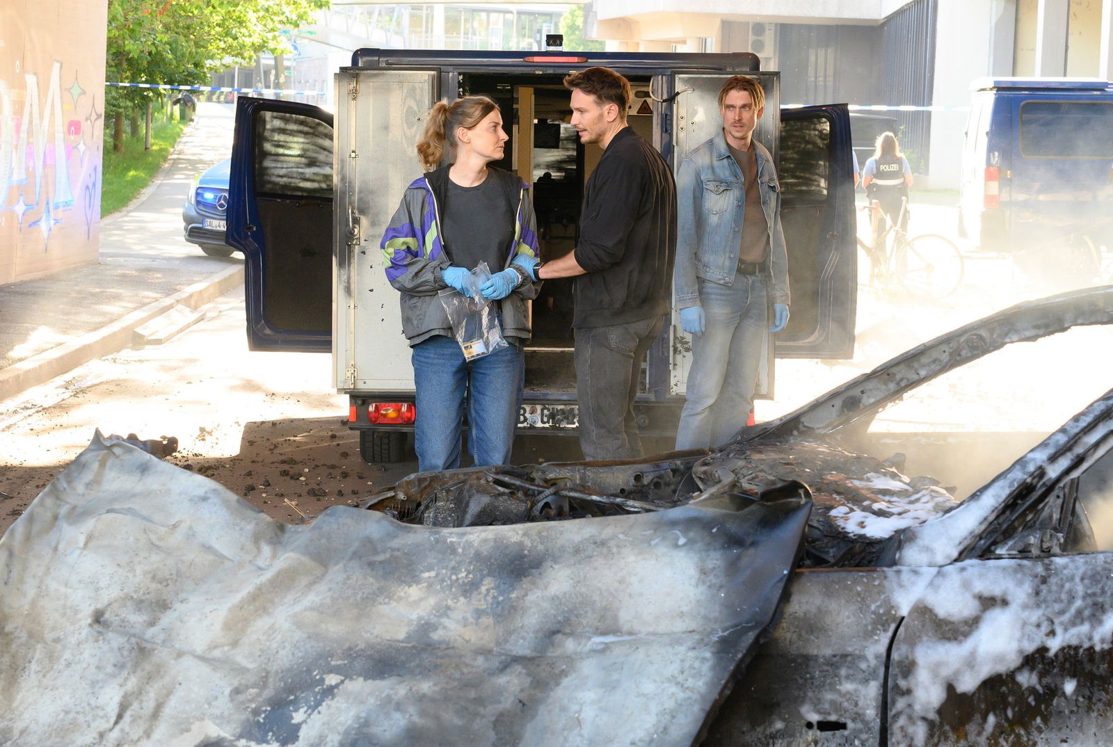 Die Dreharbeiten für den jüngsten SR-»Tatort« führten Regisseurin Tini Tüllmann zum ersten Mal nach Saarbrücken - und zu Orten, die sie verwunderten. © Iris Maria Maurer/​SR/​ARD/​dpa