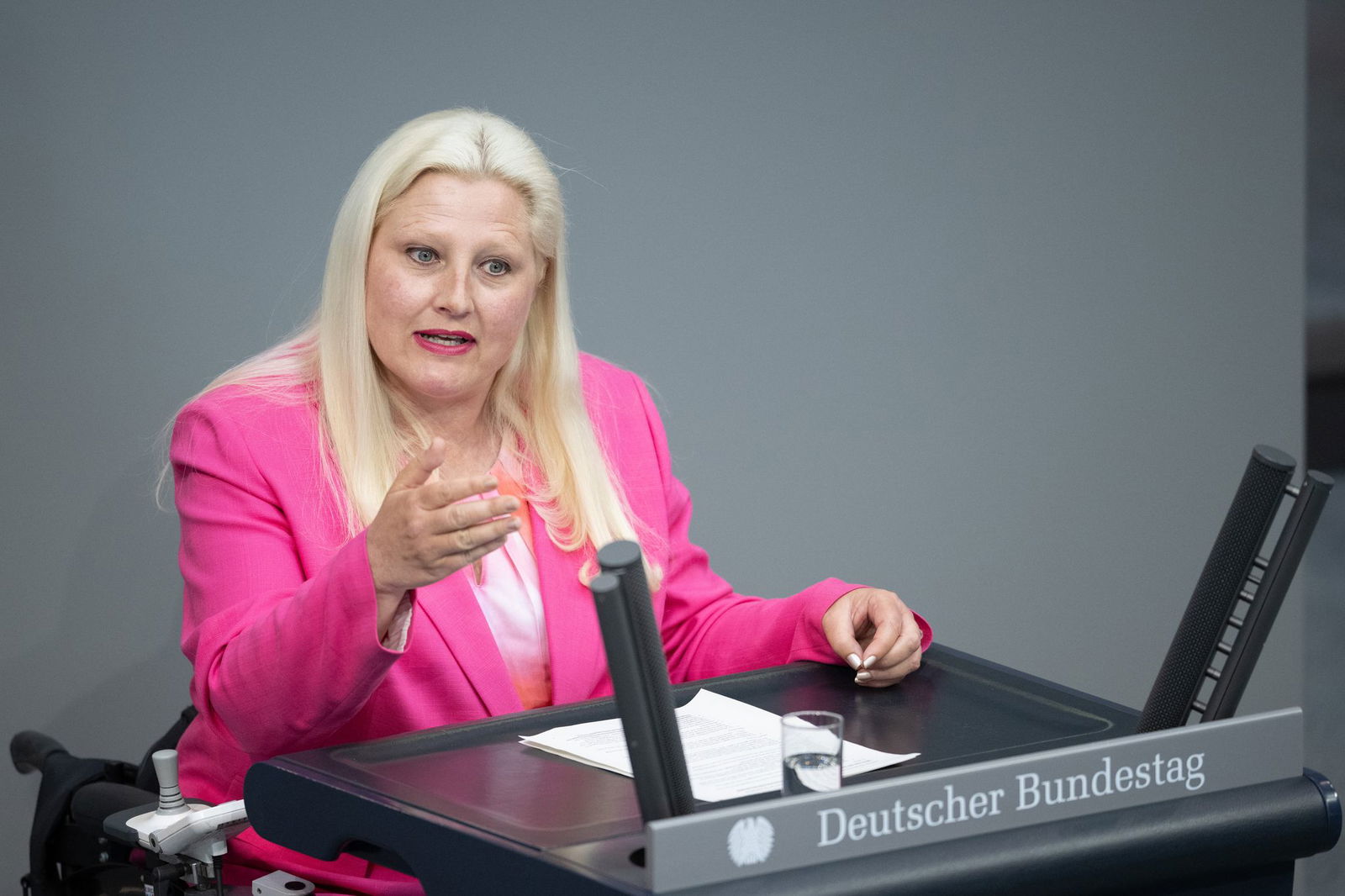 Die Grünen-Abgeordnete Aeffner beschäftigte sich mit Sozial- und Gesundheitspolitik. (Archivbild)