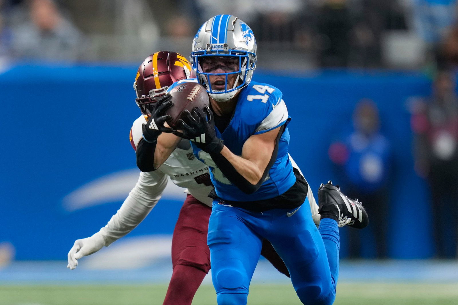 Amon-Ra St. Brown hatte ganz starke Szenen. Für die Lions reichte das nicht.