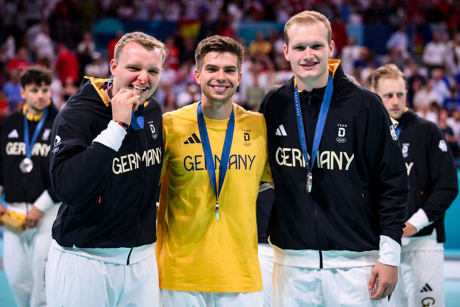 Die jungen DHB-Spieler wollen die nächste Medaille für Deutschland holen. 