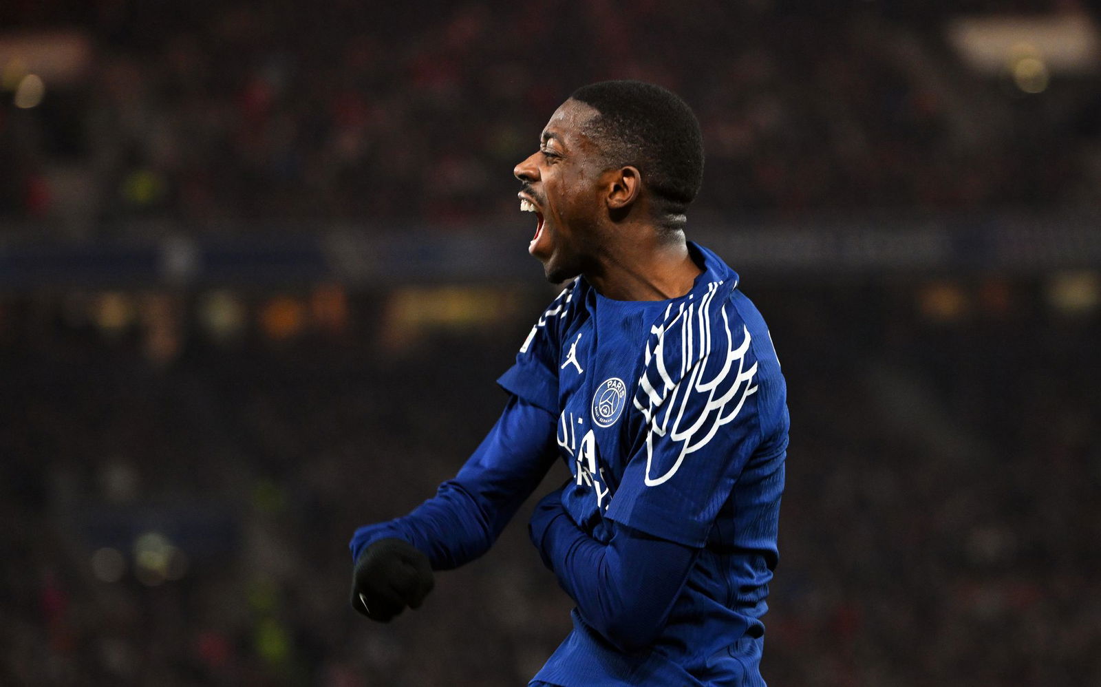 Einst auch in der Bundesliga, zauberte Dembelé gegen den deutschen Vizemeister.