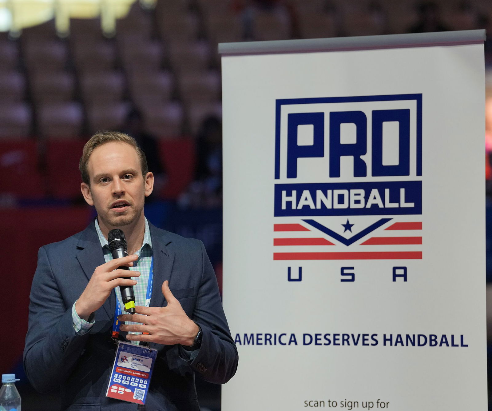 Michael King will Handball in den USA groß machen.