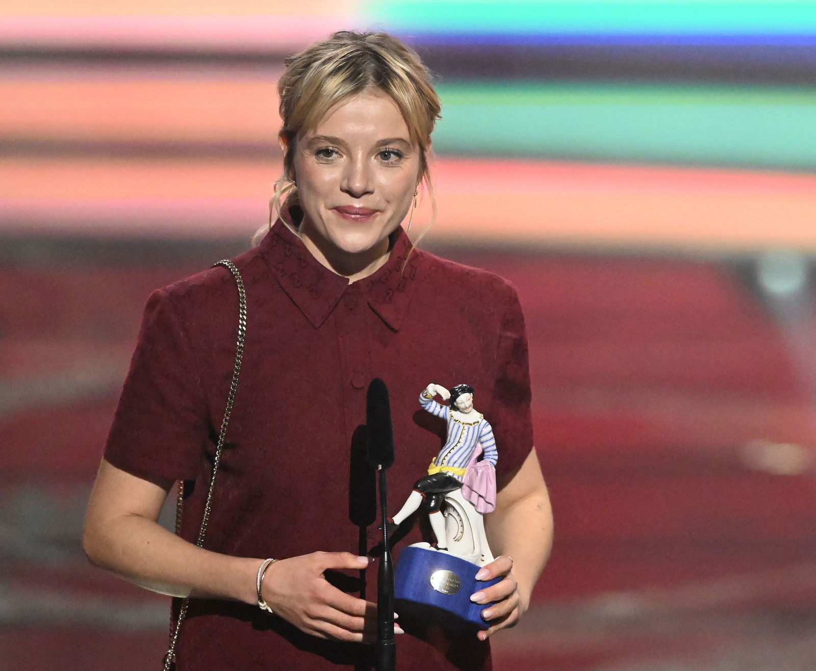 Jella Haase nutzte ihre Dankesrede für eindringliche Worte.