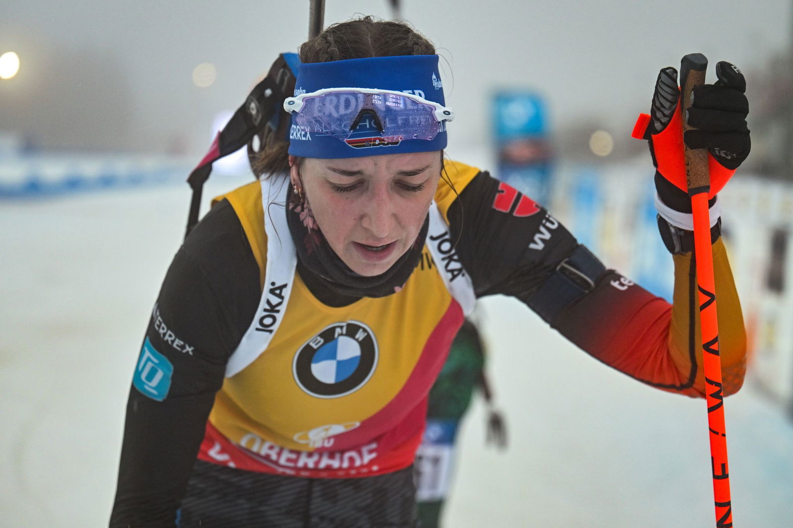 Franziska Preuß hatte keine Chance auf den Sieg.