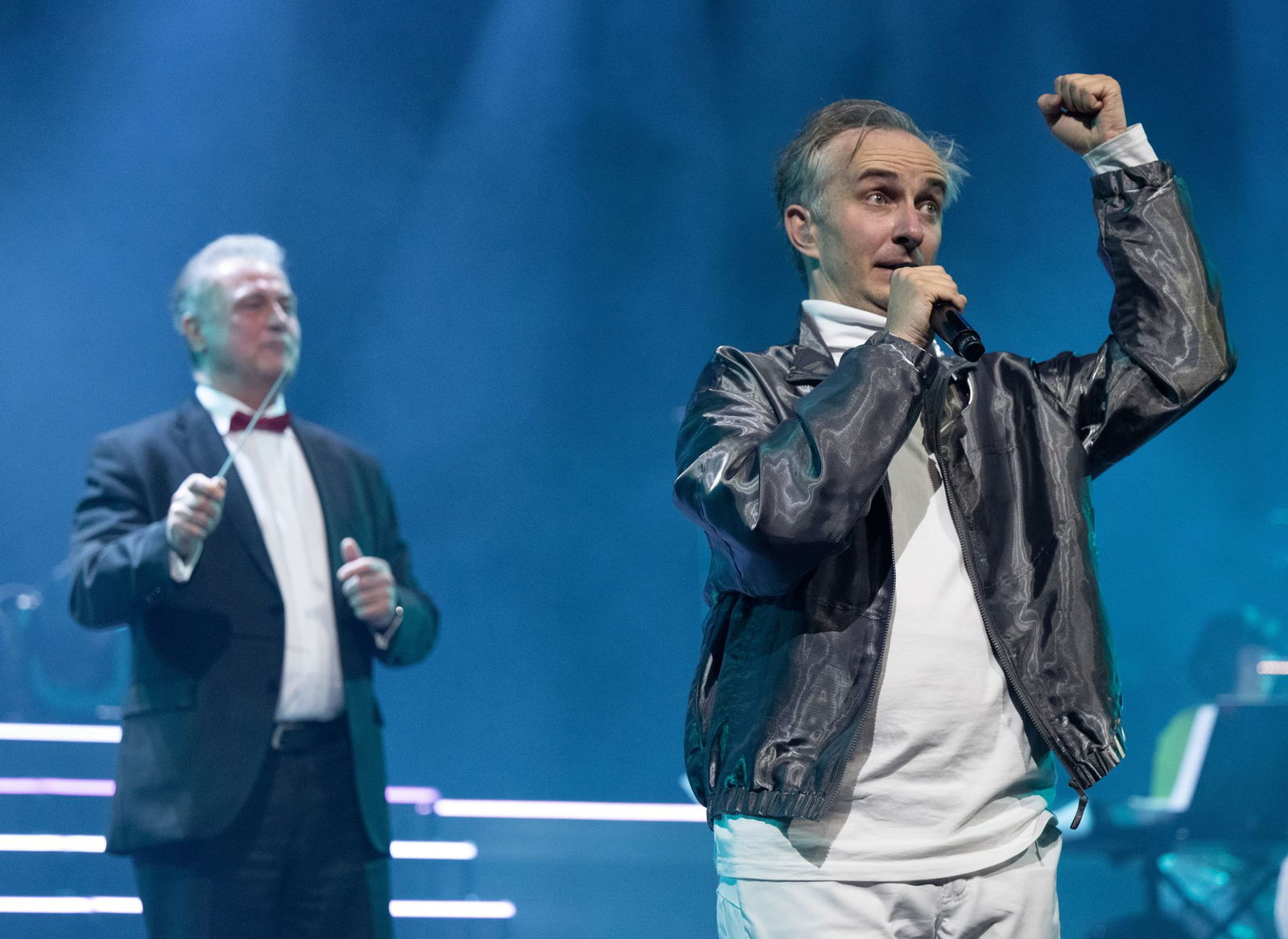 Als Überraschungsgast trat der Ex-Chef der Gewerkschaft Deutscher Lokomotivführer, Claus Weselsky, auf. (Foto aktuell)