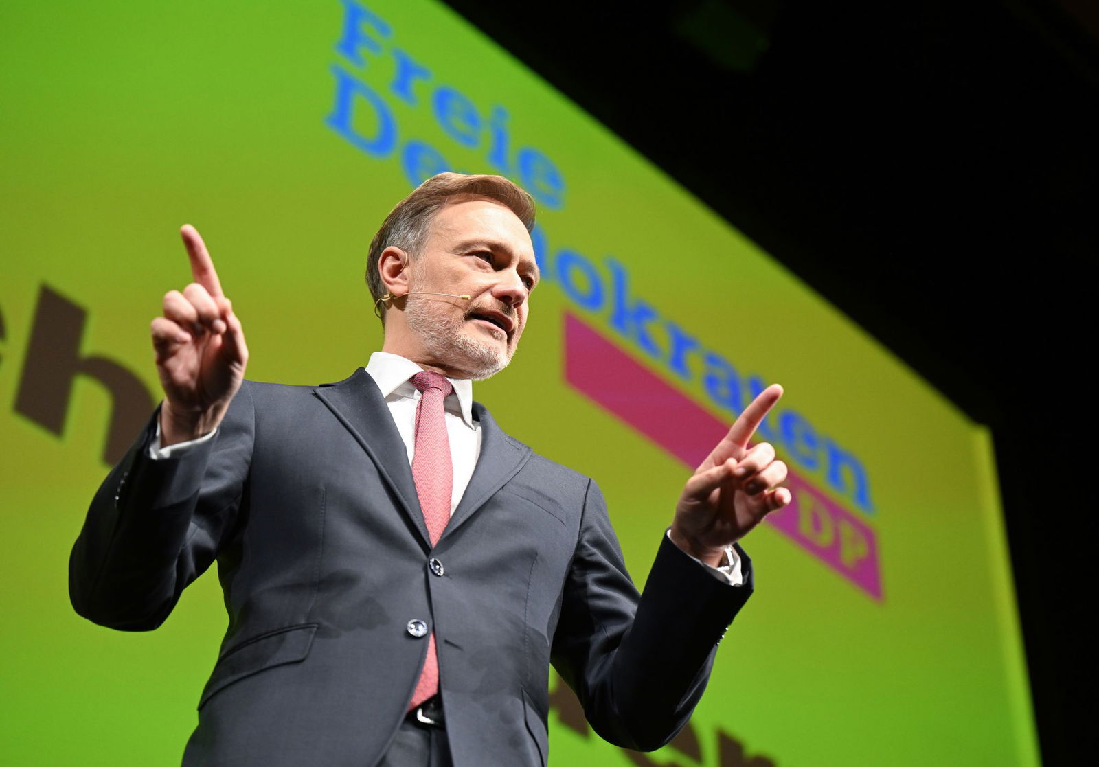 Lindner will Aufbruchstimmung vermitteln.