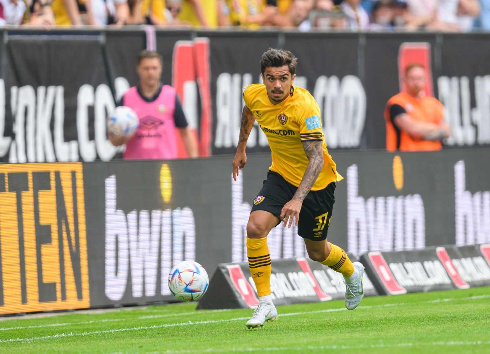 Hofft auf sein Debüt für den SSV Ulm: der von Dynamo Dresden gekommene Oliver Batista Meier.