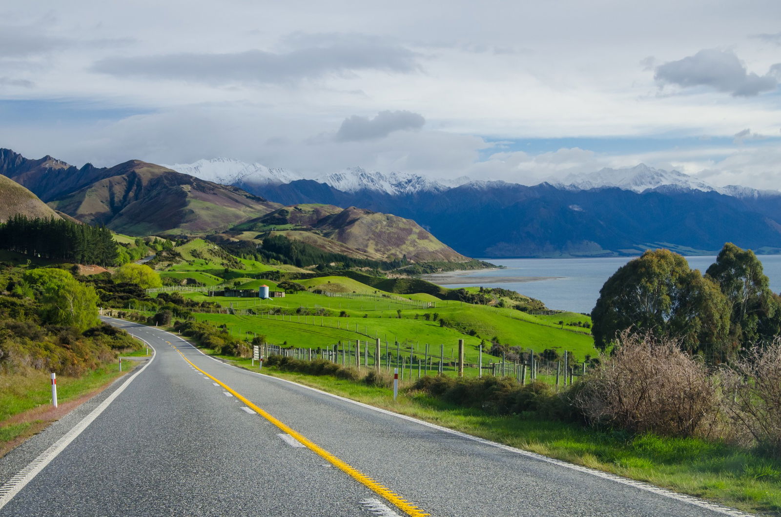 Wanaka town Neuseeland 