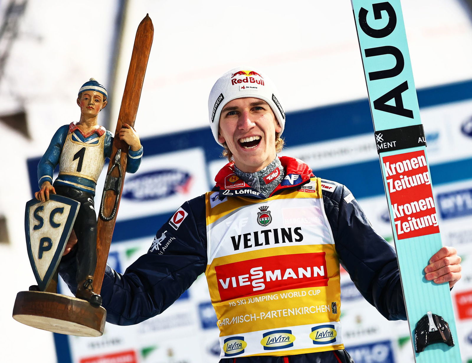 Ist jetzt der Gejagte: Österreichs Daniel Tschofenig.