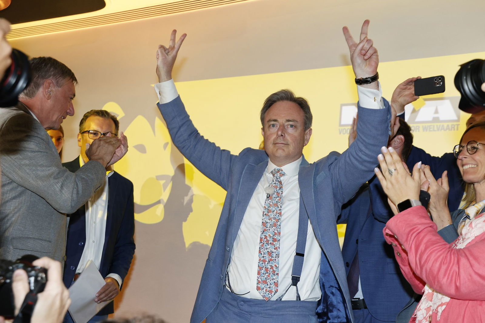Neuer Regierungschef Belgiens wird der N-VA-Vorsitzende Bart De Wever. (Archivbild)